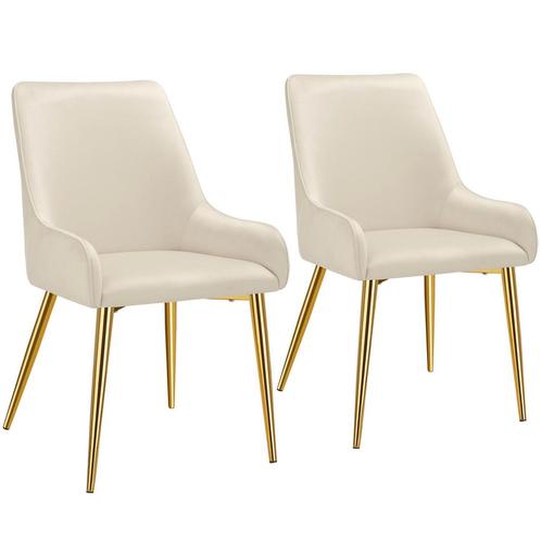 tectake Eetkamerstoel Avane, fluweeloptiek, draagkracht 120, Huis en Inrichting, Stoelen, Verzenden