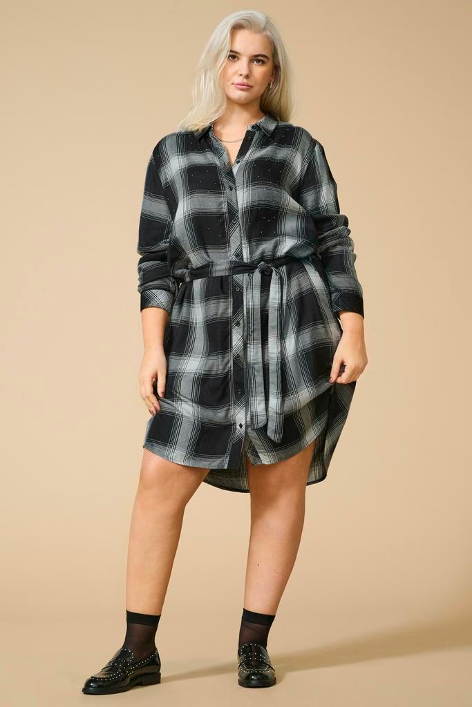 ONLY ECO jurk geruit48Maat 46/48 (XL) of groter, Kleding | Dames, Jurken, Overige kleuren, Nieuw, Maat 46/48 (XL) of groter, Verzenden