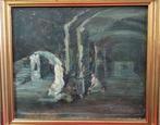 Angela Carugati (1881-1977) - Catacombe di S. Gennaro -, Antiek en Kunst, Kunst | Schilderijen | Klassiek