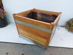 Bloempot - acacia - heavy square planter
