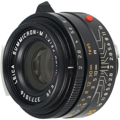 Leica 11879 Summicron-M 35mm F/2 ASPH. zwart | Tweedehands, Audio, Tv en Foto, Foto | Lenzen en Objectieven, Zo goed als nieuw