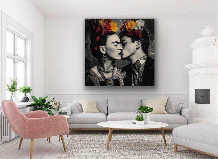 Eric Brumette - KISS ME LIKE FRIDA KALHO AGAIN - Toile L, Antiek en Kunst, Kunst | Designobjecten