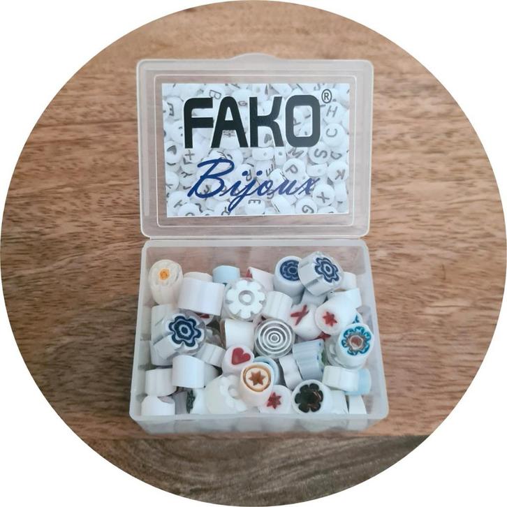 Fako Bijoux - Millefiori Glas - Sieraden Maken - 7-12mm - 50, Hobby en Vrije tijd, Kralen en Sieraden maken, Verzenden