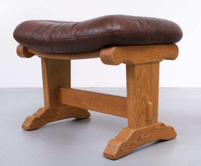 meubelfabriek Oisterwijk - Ottoman (2) - Chêne, Cuir, Antiek en Kunst, Antiek | Meubels | Stoelen en Sofa's