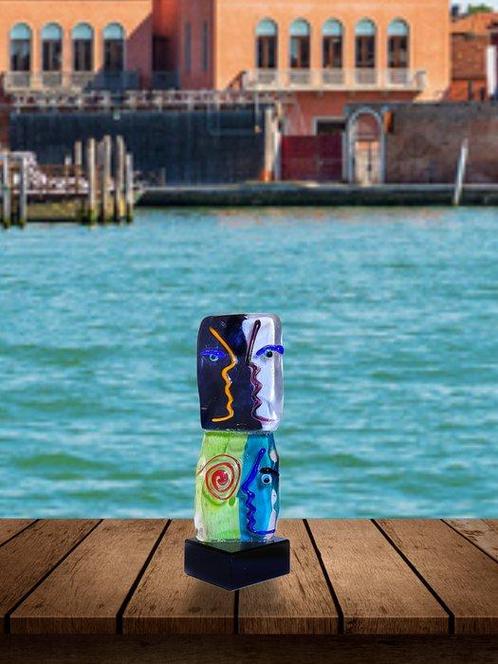 Figurine miniature - Totem F2 Dialogo Ancestrale - Verre de, Antiek en Kunst, Antiek | Glaswerk en Kristal