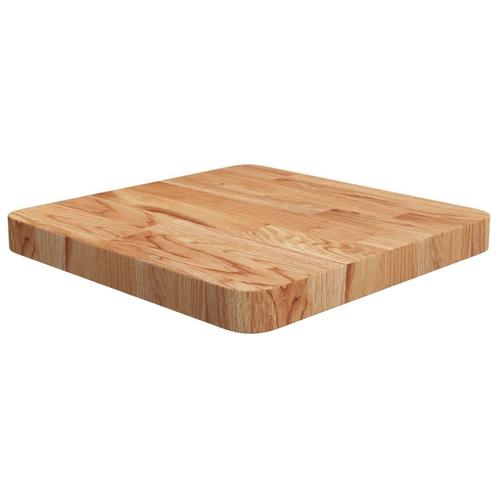 vidaXL Tafelblad vierkant 40x40x4 cm massief eikenhout, Huis en Inrichting, Tafelonderdelen, Nieuw, Verzenden