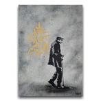 Asko - Old Vandal - Art Is Not A Crime - Stretched Canvas -