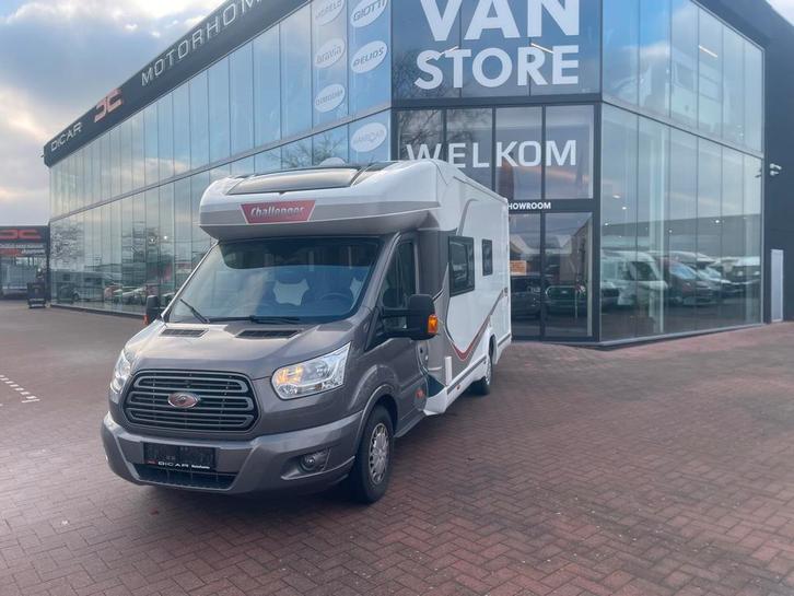 Challenger Mageo 280 op Ford met slechts 28718 km 62874, Caravans en Kamperen, Mobilhomes, Cassettetoilet, Handgeschakeld, Diesel