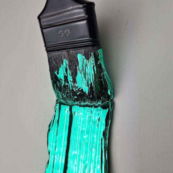 Santicri - Opera Santicri - Picture Black & Green, Antiek en Kunst, Kunst | Designobjecten