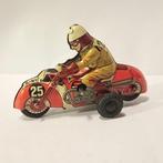 Huki - Windup Motorcycle with rider (Hk41) - Opwindmotor -