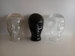 Mannequin - Vintage glazen display hoofden – in de stijl van