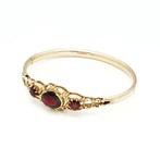 Bracelet - 14 carats Or jaune - 6.41ct. tw. Grenat