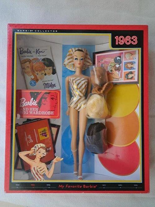 Mattel  - Barbiepop Barbie 1963 - R9524, Boxed - Released In, Antiek en Kunst, Antiek | Speelgoed