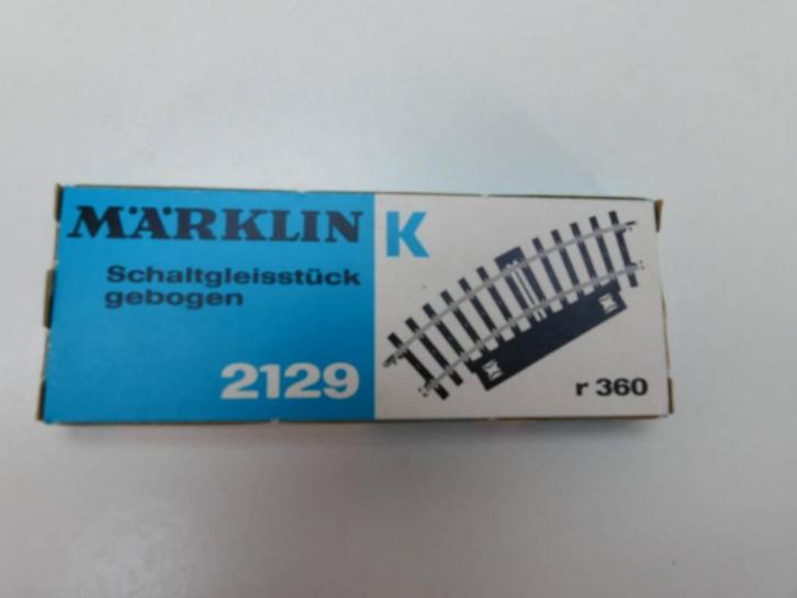 Schaal H0 Märklin 2129 gebogen schakelstuk #3090 (H0 (1:87), Hobby & Loisirs créatifs, Trains miniatures | HO, Rails, Enlèvement ou Envoi