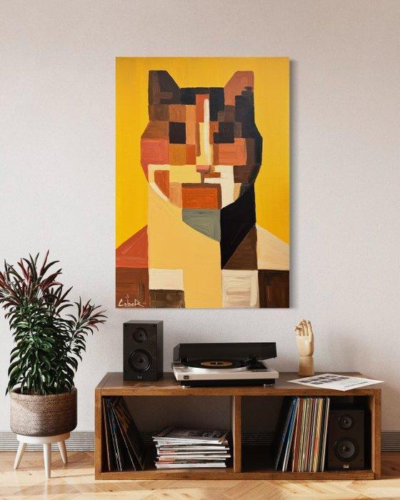 COBER - Meowdernism - XL - NO Reserve, Antiek en Kunst, Kunst | Schilderijen | Modern