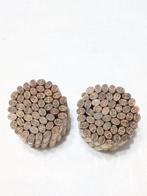 Zegel - Japanse houten ovale hanko-stempels – 100 stuks –