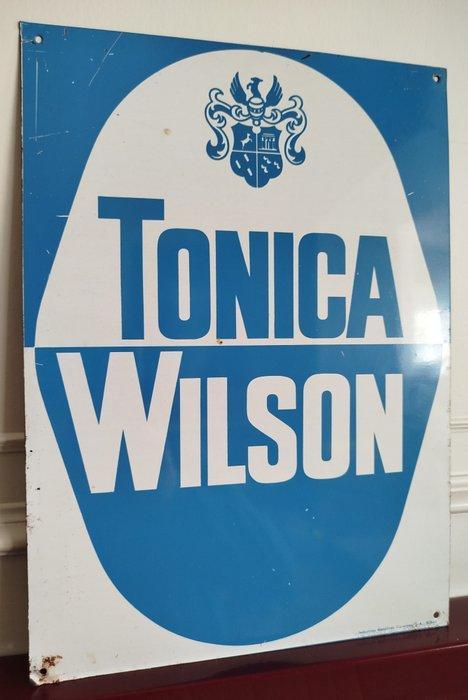 Enseigne publicitaire - TÓNICA WILSON - Métal, Antiek en Kunst, Antiek | Wandborden en Tegels