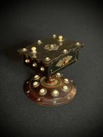 Cercueil - Bois, Laiton, Os - Miniature boîte à bijoux