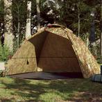 vidaXL Tent 4-persoons snelontgrendeling camouflage, Caravans en Kamperen, Tenten, Nieuw