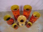 Flora Gouda - Vase - Faïence - Vases vintage Zeven, Antiek en Kunst