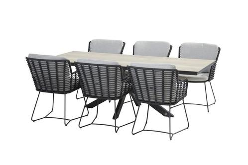 4 Seasons Outdoor Fabrice tuinset antraciet met Minerva, Tuin en Terras, Tuinsets en Loungesets
