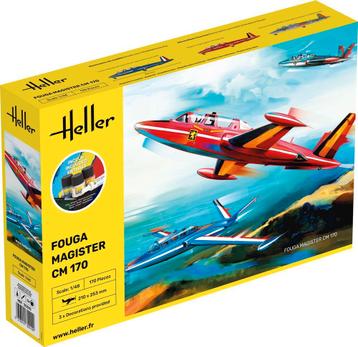 Heller 35510 STARTER KIT Fouga Magister CM 170 Bouwpakket beschikbaar voor biedingen