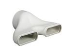 Easyflex Renson recht dubbel verloopstuk - Ø 125mm, Doe-het-zelf en Bouw, Verzenden, Nieuw