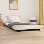 vidaXL Bedframe massief grenenhout zwart 100x200 cm, Verzenden, Nieuw