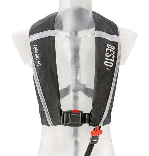 Besto Comfort Fit 180N Reddingsvest met snelsluiting, Watersport en Boten, Watersportkleding, Nieuw
