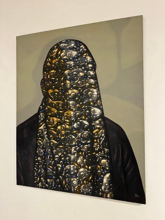 Rathi Devi Panicker - The Veil, Antiek en Kunst, Kunst | Schilderijen | Modern