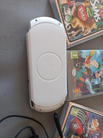 Sony - Playstation Portable (PSP) - Videogameconsole + games beschikbaar voor biedingen