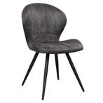 Stoelen | MAGIC | Microvezel/Metaal | Steel | Zwarte Poten, Verzenden, Nieuw in verpakking