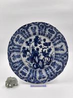 Assiette - Kangxi - export ware - blue and white - floral -