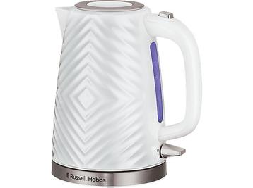 Russell Hobbs -  Waterkoker Groove  - Wit, 1 tot 2 liter, Verzenden, Nieuw