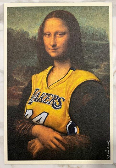 Mr Brainwash (1966) - LAKERS MONALISA (Leonardo Da Vinci, Antiek en Kunst, Kunst | Schilderijen | Modern