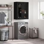 vidaXL Wandkast 69,5x34x90 cm zwart, Verzenden, Nieuw