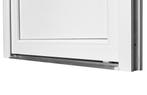 Deur wit 1/2 glas Basic b85xh185 en b90x h190cm L, 80 tot 100 cm, Minder dan 200 cm, Nieuw, Ophalen of Verzenden