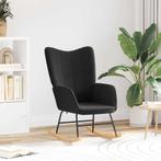 vidaXL Ontspanningsstoel Zwart 61 x 78 x 98 cm Stof, Huis en Inrichting, Fauteuils, Verzenden, Nieuw