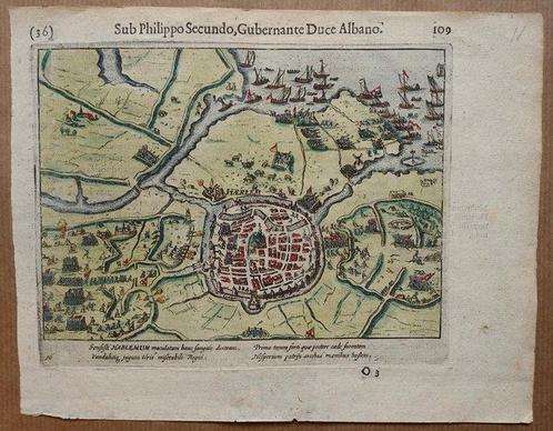 Nederland - Haarlem; W. Baudartius - Haerlem - 1622, Boeken, Atlassen en Landkaarten