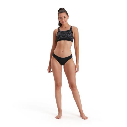 Speedo W Pool Eco+ H-Boom 2 piece Black/Grey - Maat 34/D38, Kleding | Dames, Badmode en Zwemkleding, Grijs, Nieuw, Bikini, Ophalen of Verzenden