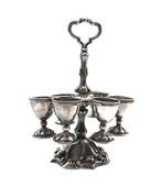 Eierhouder set (7) - .813 zilver