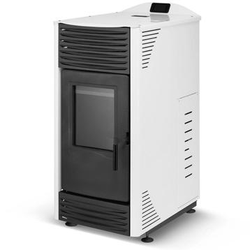 Pelletkachel - 15kW - wit - energielabel A++ - smart, Ophalen of Verzenden