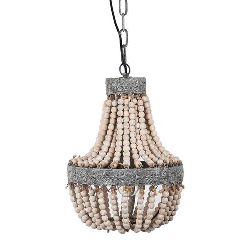 hanglampen Perle kralen lamp Medium Binnenverlichting, Huis en Inrichting, Lampen | Hanglampen, Metaal, Overige materialen, Verzenden