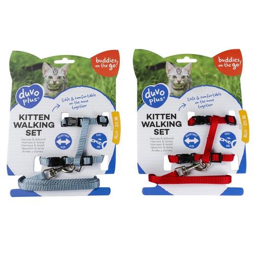 Kitten harnas en leiband, Dieren en Toebehoren, Overige Dieren-accessoires, Nieuw