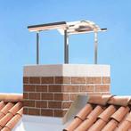 vidaXL Schoorsteenkap Zilver 59,5 x 50 x 36,5 cm Roestvrij, Verzenden, Nieuw