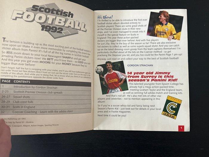 1992 Panini Scottish Football 92 Compleet album - Mint (M), Verzamelen, Stickers