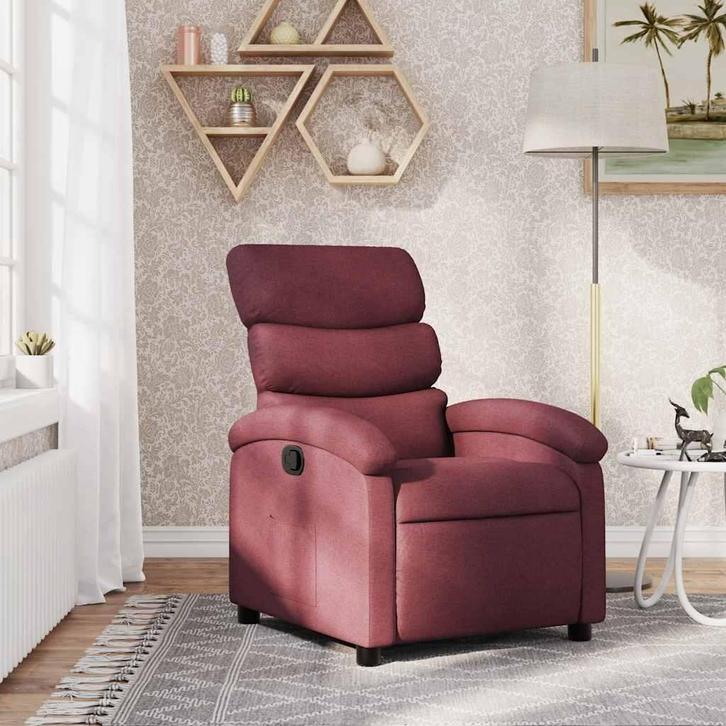 Zitcomfort Wijnrood | Tweede Kansje Fauteuil | Relaxen!, Huis en Inrichting, Fauteuils, 50 tot 75 cm, 75 tot 100 cm, Nieuw, Hout