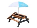 Veiling - AXI Nick Zand & Water Picknicktafel Antraciet/brui, Tuin en Terras, Gebruikt