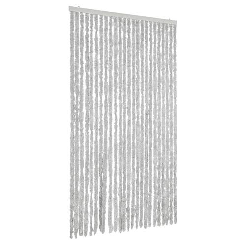 Vliegengordijn 100x220 Chenille | Retour Deal | Grijs & G..., Doe-het-zelf en Bouw, Deuren en Vliegenramen, Nieuw, Kunststof, Hordeur