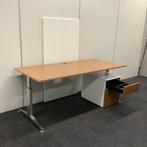 Complete werkplek Twinform, bureau met ladeblok, 180x100 cm,, Bureau